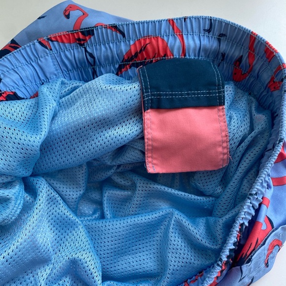 Men's Flamingo Swim Shorts, size M - Picture 3 of 4